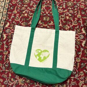 World Heart Canvas Tote Bag